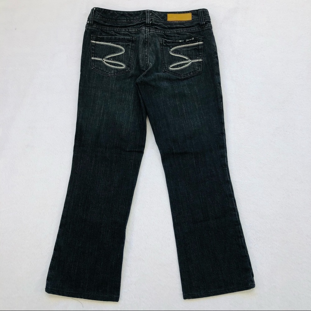 Seven7, Black Flare Jeans, Size 28 - Picture 2 of 16